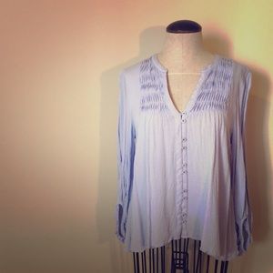 Maeve Anthropologie Lilac Blouse